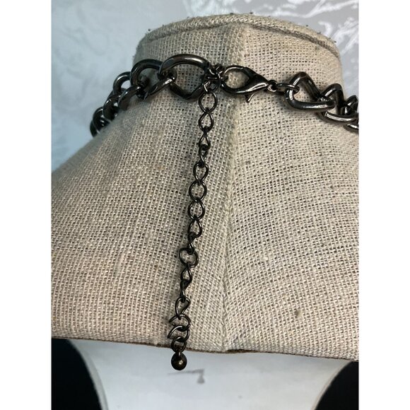 Halite Turquoise Crystal Cross Pendant Laborite Baltic Amber Necklace - Picture 5 of 5